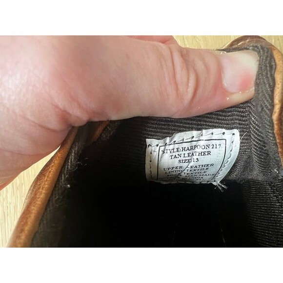 Steve Madden Mens Brown leather Dress Shoes Harpoon 217 size 13 - Picture 7 of 8